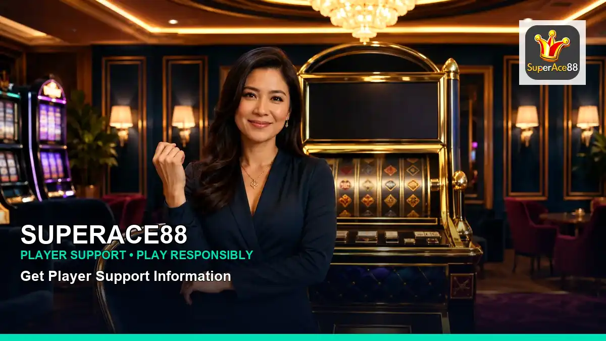 SUPERACE88 VIP casino rewards featuring an adult Filipina casino host with a dynamic composition