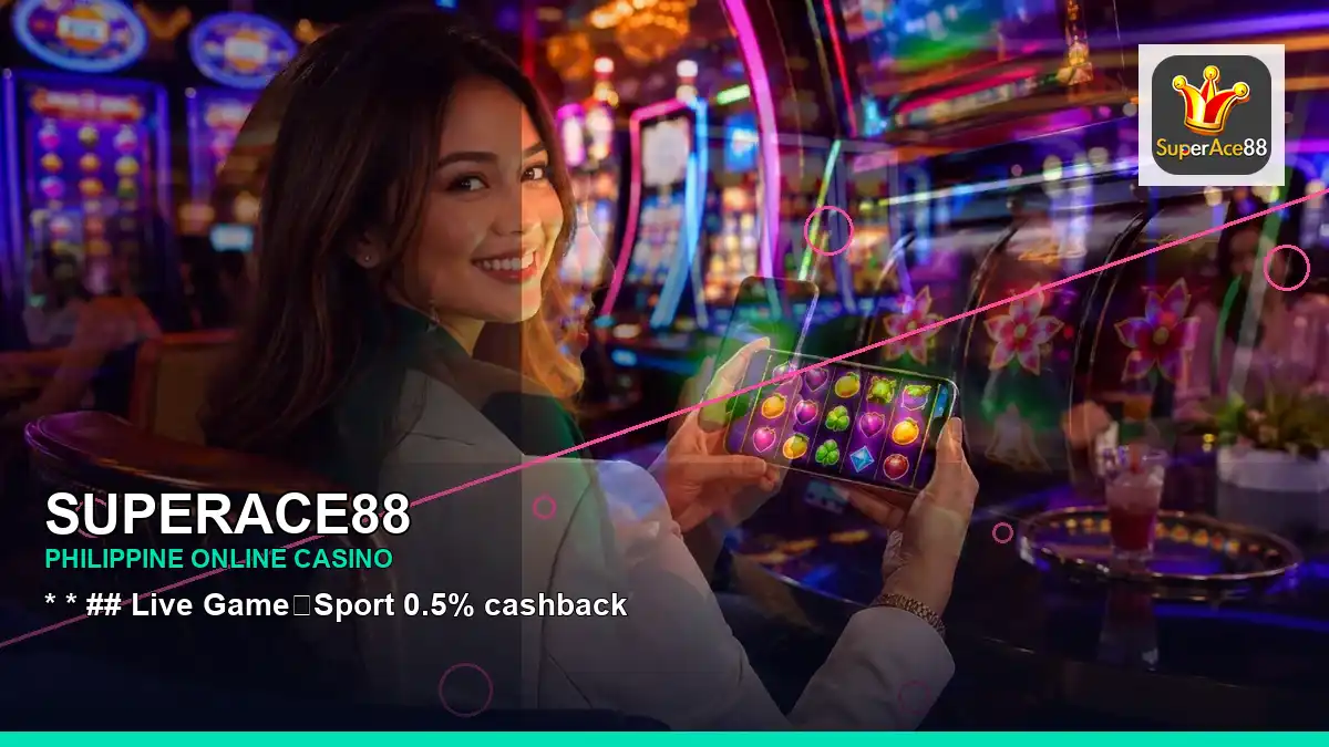 SUPERACE88 party online slot games in a left-diagonal scene for the SUPERACE88 brand search, casino access, games, account