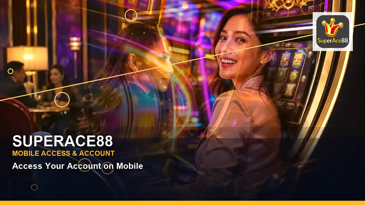 SUPERACE88 high-energy VIP casino rewards in a layered collage layout for Philippine players