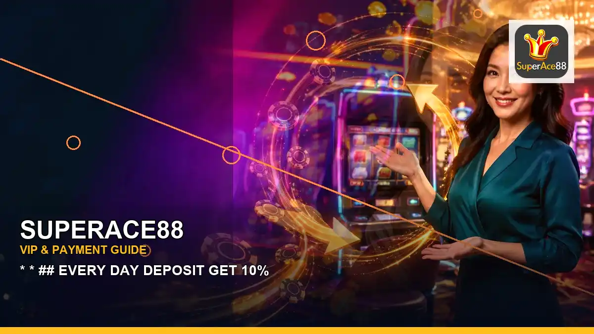 SUPERACE88 high-energy casino cashback rewards in a right-framed layout for Philippine players